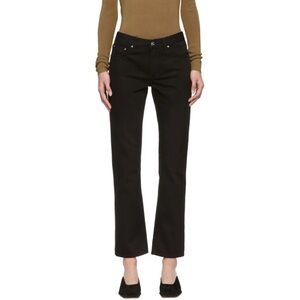 Toteme Black Straight Leg Jeans